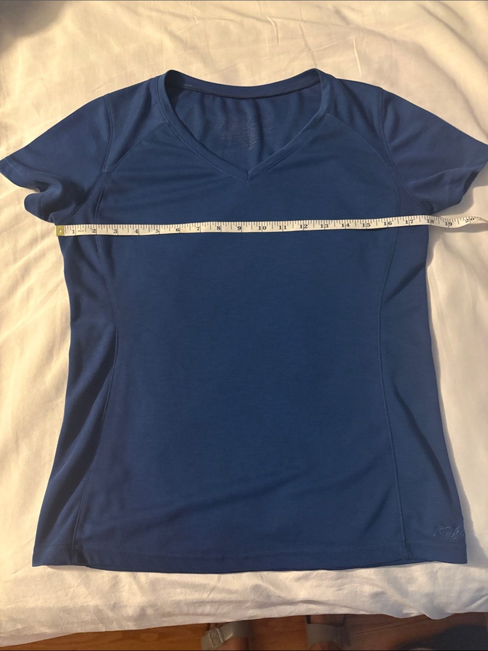 Kuhl Women's Short-Sleeve V-Neck Tee in Royal Blue